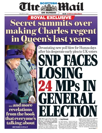 The Scottish Mail on Sunday - 14 янв. 2024