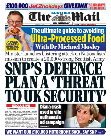 The Scottish Mail on Sunday - 17 Márta 2024