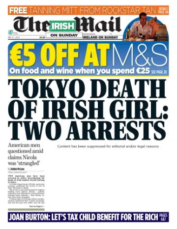 The Irish Mail on Sunday - 27 May 2012