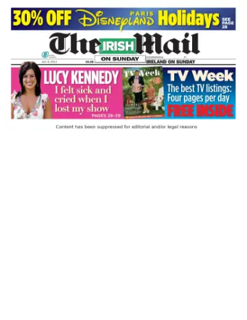The Irish Mail on Sunday - 8 Jul 2012
