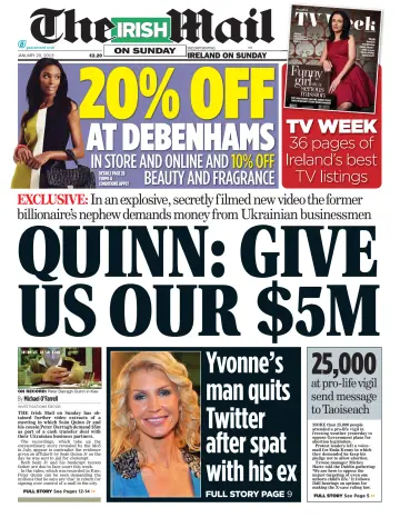 The Irish Mail on Sunday - 20 Jan 2013
