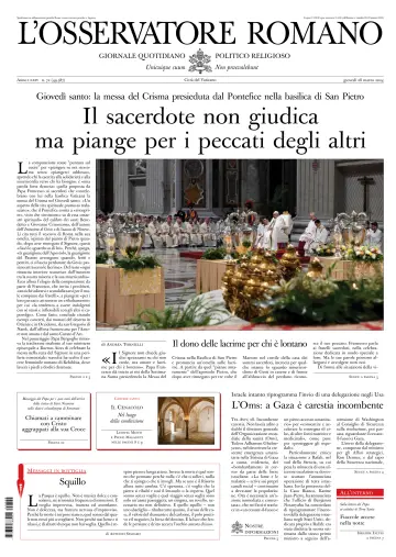 L’Osservatore Romano (Italian) - 28 Mar 2024