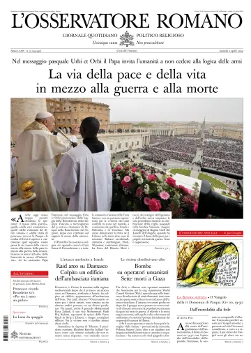 L’Osservatore Romano (Italian) - 2 Apr 2024