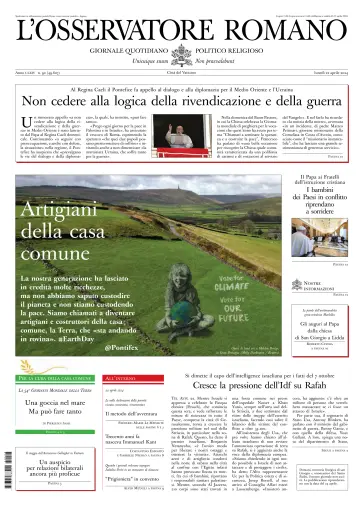 L’Osservatore Romano (Italian) - 22 abril 2024