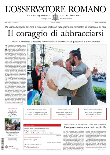 L’Osservatore Romano (Italian) - 18 maio 2024