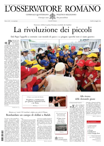 L’Osservatore Romano (Italian) - 27 May 2024