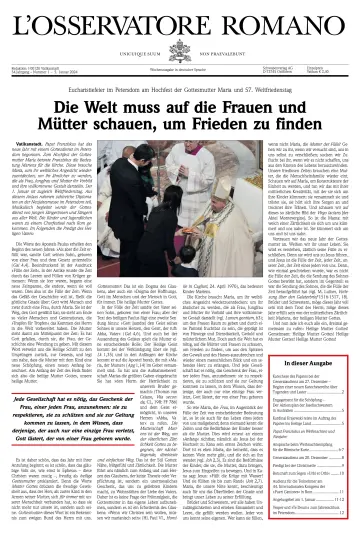 L’Osservatore Romano (Germany) - 05 1월 2024
