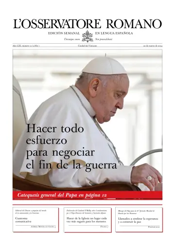 L’Osservatore Romano (Spain) - 22 marzo 2024