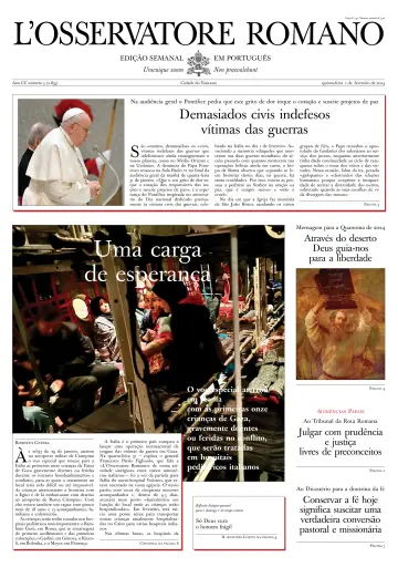 L’Osservatore Romano (Portuguese) - 01 feb. 2024