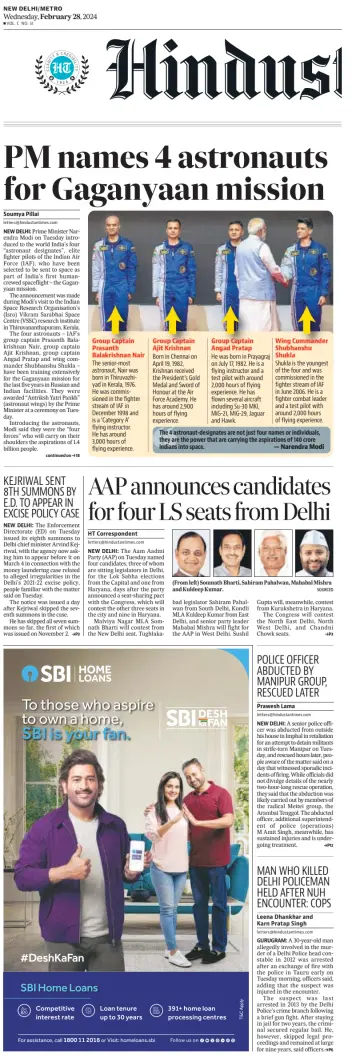Hindustan Times (Delhi) - 28 Feb 2024