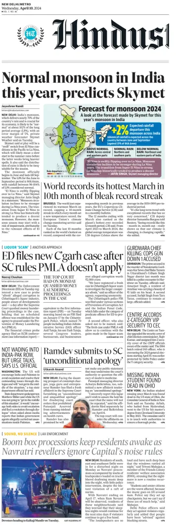 Hindustan Times (Delhi) - 10 Apr 2024