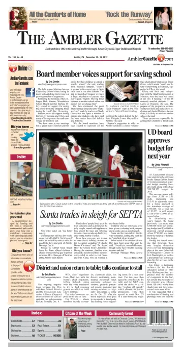 The Ambler Gazette - 13 Dec 2012
