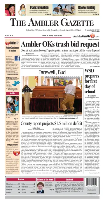 The Ambler Gazette - 24 Aug 2014