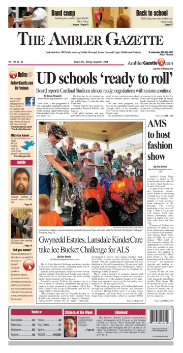 The Ambler Gazette - 31 Aug 2014