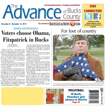 The Advance of Bucks County - 8 Nov 2012