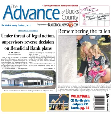 The Advance of Bucks County - 6 Oct 2013