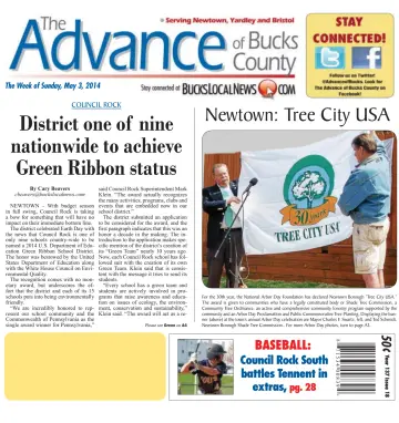 The Advance of Bucks County - 4 May 2014