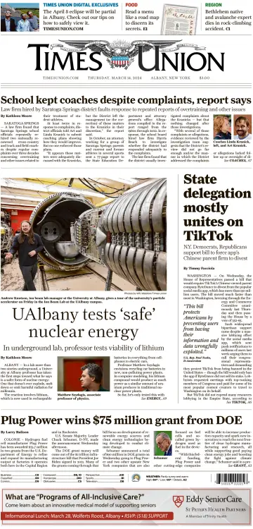 Albany Times Union - 14 Mar 2024