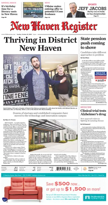 New Haven Register (Sunday) (New Haven, CT) - 21 Oct 2018