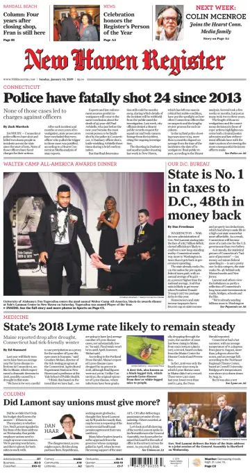 New Haven Register (Sunday) (New Haven, CT) - 13 Jan 2019