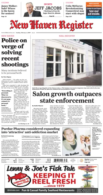 New Haven Register (Sunday) (New Haven, CT) - 3 Feb 2019
