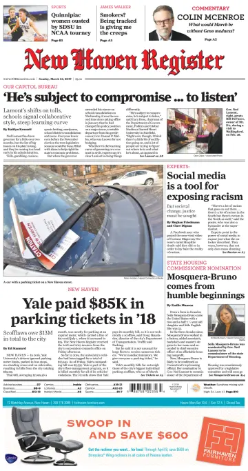 New Haven Register (Sunday) (New Haven, CT) - 24 Mar 2019