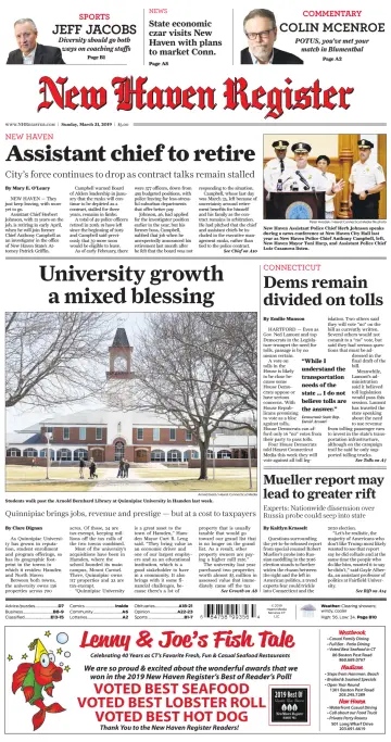 New Haven Register (Sunday) (New Haven, CT) - 31 Mar 2019