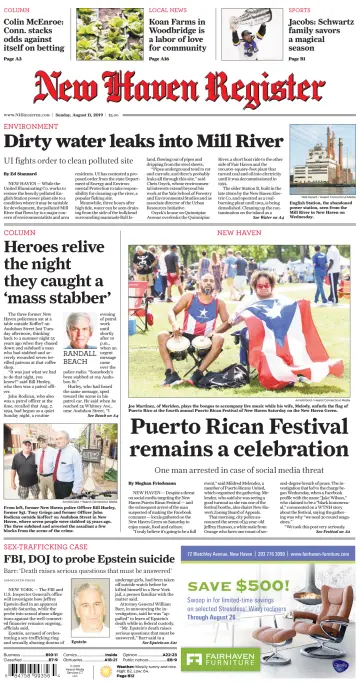New Haven Register (Sunday) (New Haven, CT) - 11 Aug 2019