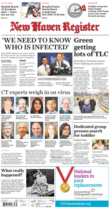 New Haven Register (Sunday) (New Haven, CT) - 8 Mar 2020