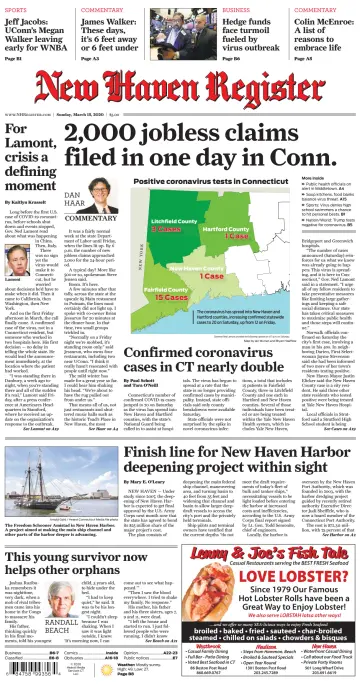 New Haven Register (Sunday) (New Haven, CT) - 15 Mar 2020