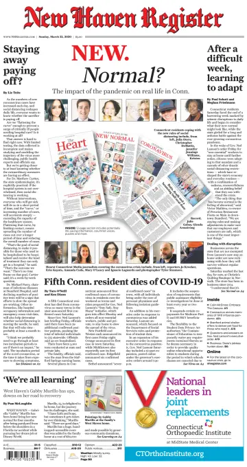 New Haven Register (Sunday) (New Haven, CT) - 22 Mar 2020
