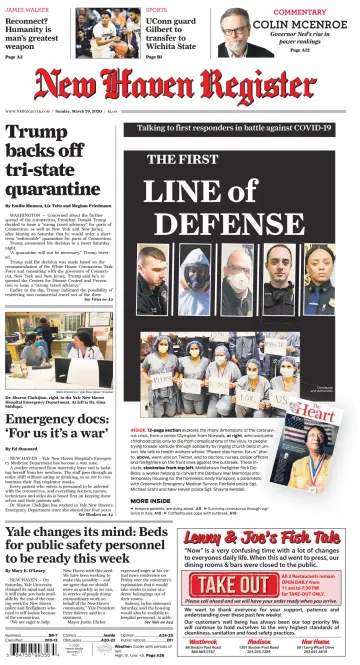 New Haven Register (Sunday) (New Haven, CT) - 29 Mar 2020