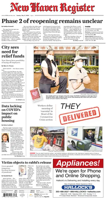 New Haven Register (Sunday) (New Haven, CT) - 17 May 2020