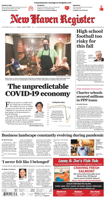New Haven Register (Sunday) (New Haven, CT) - 2 Aug 2020