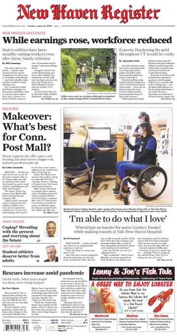 New Haven Register (Sunday) (New Haven, CT) - 16 Aug 2020