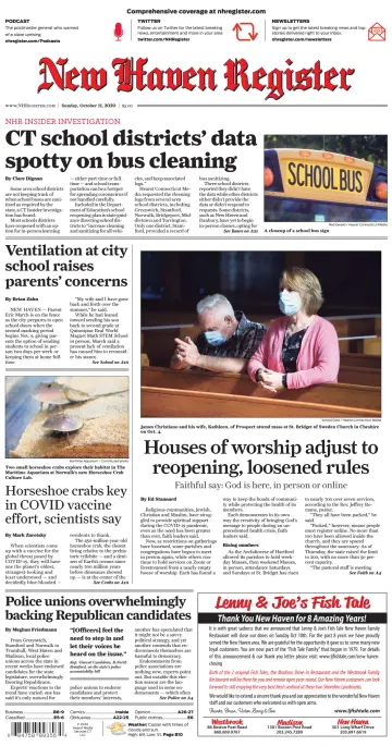 New Haven Register (Sunday) (New Haven, CT) - 11 Oct 2020