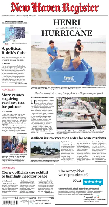 New Haven Register (Sunday) (New Haven, CT) - 22 Aug 2021