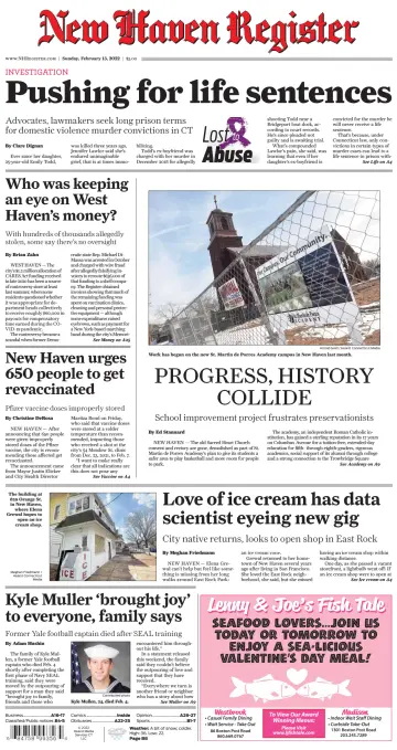 New Haven Register (Sunday) (New Haven, CT) - 13 Feb 2022
