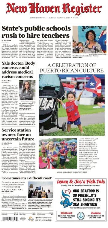 New Haven Register (Sunday) (New Haven, CT) - 13 Aug 2023