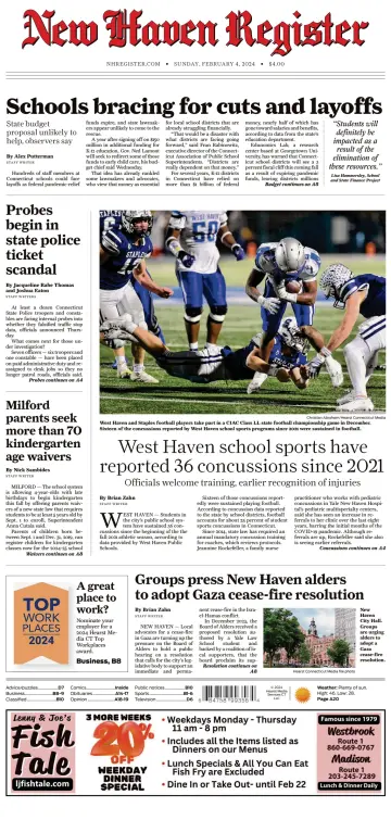 New Haven Register (Sunday) (New Haven, CT) - 04 2월 2024