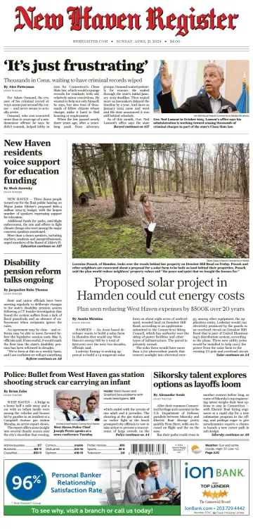 New Haven Register (Sunday) (New Haven, CT) - 21 4월 2024