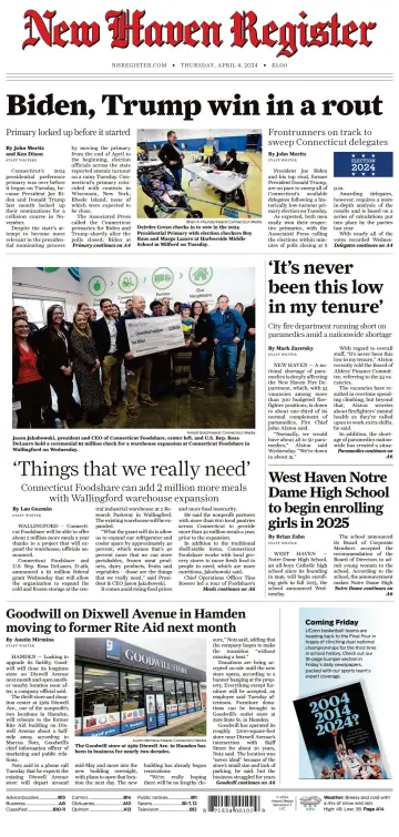 New Haven Register (New Haven, CT) - 4 Aib 2024