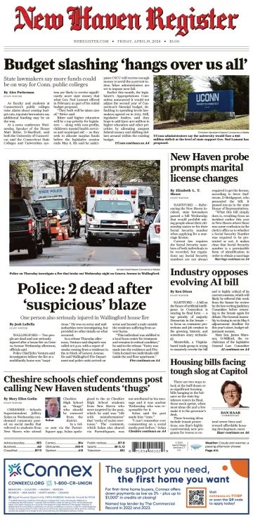 New Haven Register (New Haven, CT) - 19 abril 2024