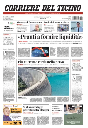 Corriere del Ticino - 16 Mar 2023