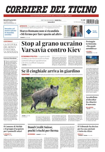 Corriere del Ticino - 18 Apr 2023