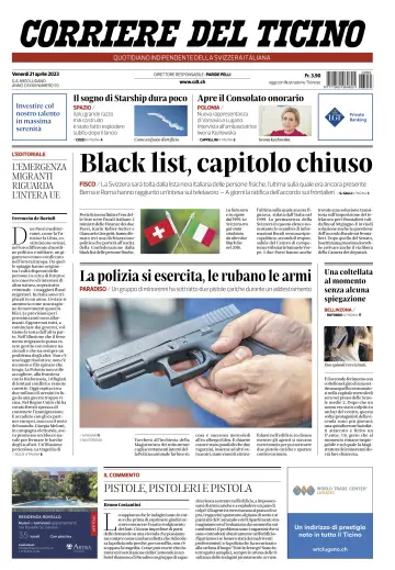 Corriere del Ticino - 21 Apr 2023