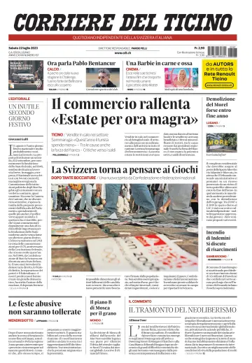 Corriere del Ticino - 22 Jul 2023
