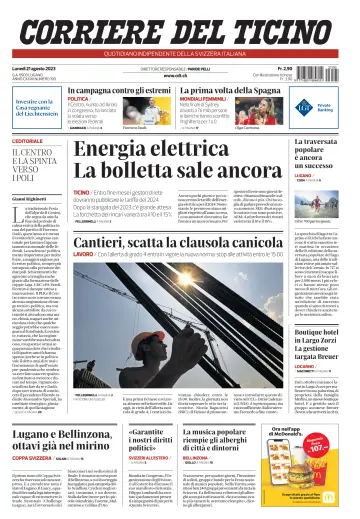 Corriere del Ticino - 21 Aug 2023