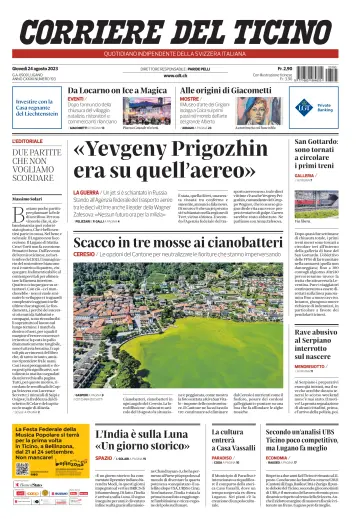 Corriere del Ticino - 24 Aug 2023