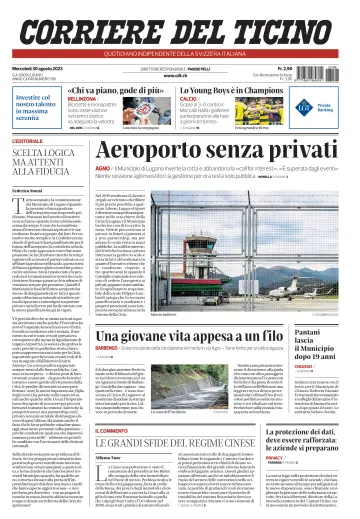 Corriere del Ticino - 30 Aug 2023